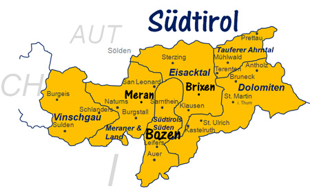 Südtirol Unterkünfte Übernachtungen Gästezimmer